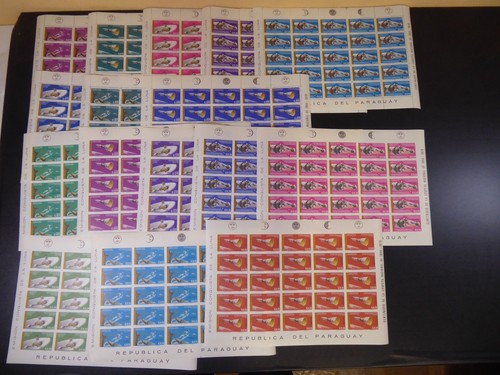 Paraguay 1966 serie - paraguay, "spazio"