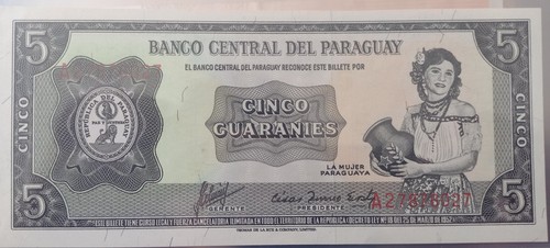 Banconota guaranies paraguay - banconota,