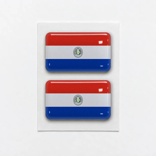 Pegatinas bandera paraguay - 2,