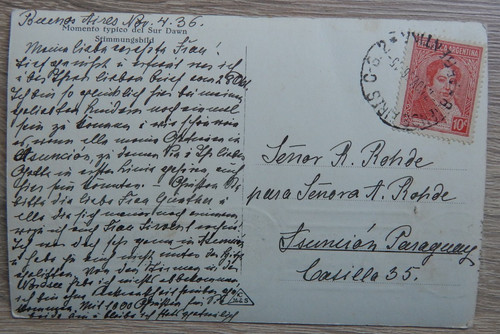 Argentina 1936 cartolina - 1936:,