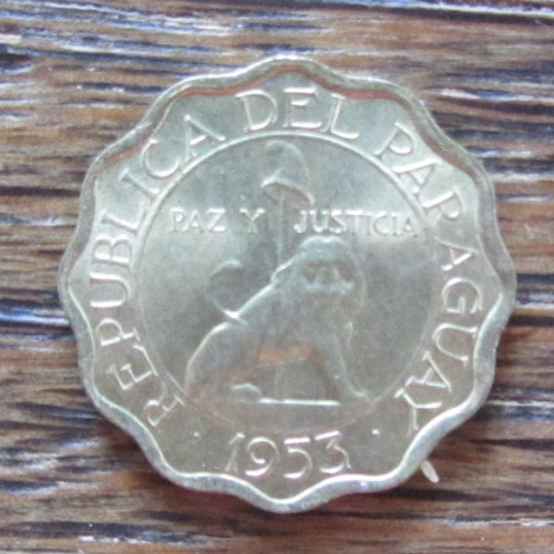 Paraguay centimos 1953 non - paraguay,