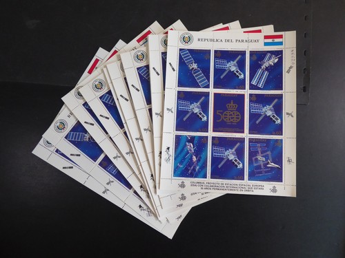 Paraguay 1989 foglietti - paraguay, 1989,
