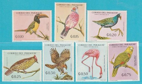 Paraguay 1969 uccellini - 1969,