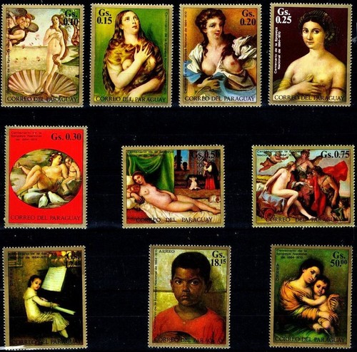 Paraguay 1971 2175 2184 art - 2175-2184,