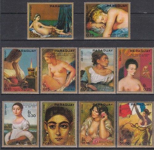 Paraguay 1971 2162 2171 art - paraguay., 2162-2171